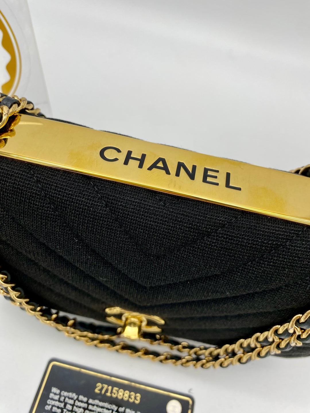 CHANEL TRENDY JERSEY WALLET ON CHAIN