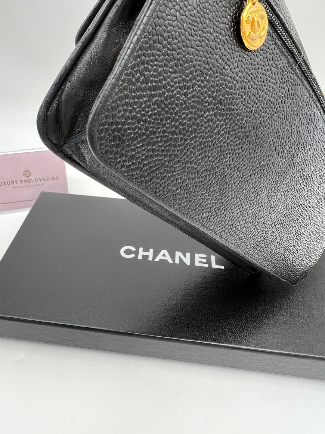 CHANEL CAVIAR TIMELESS CLUTCH