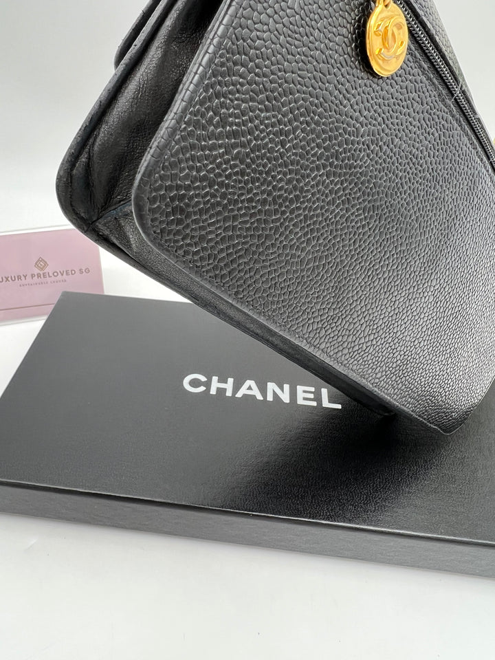 CHANEL CAVIAR TIMELESS CLUTCH
