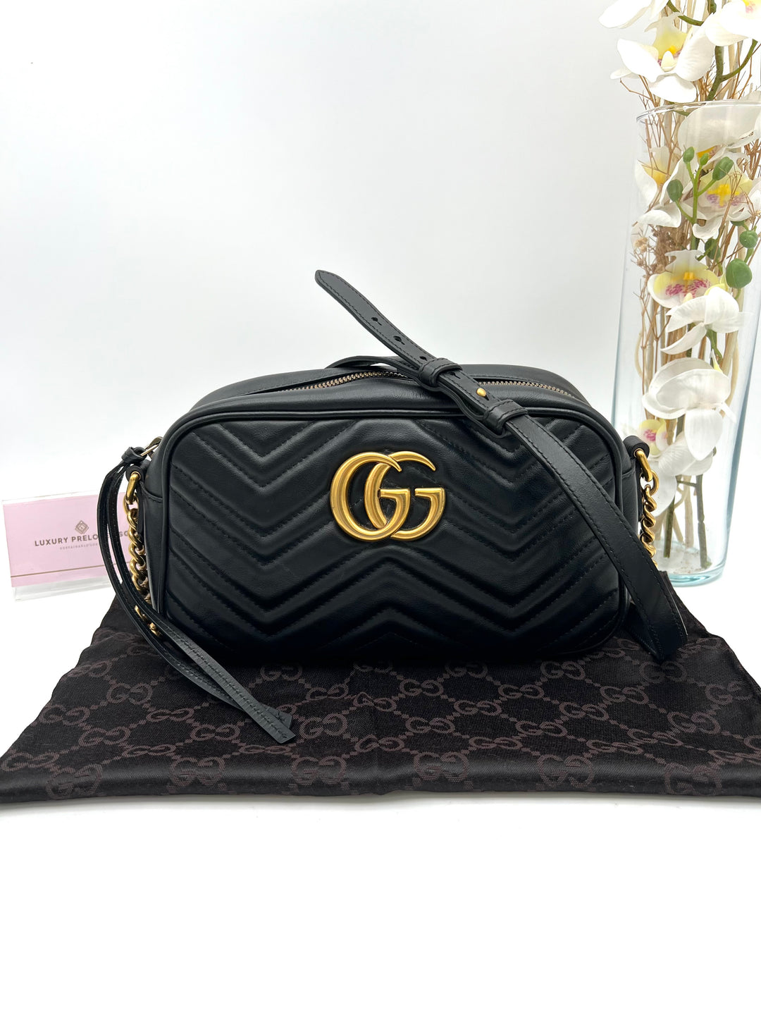 GUCCI MARMONT CAMERA QUILTED SMALL
