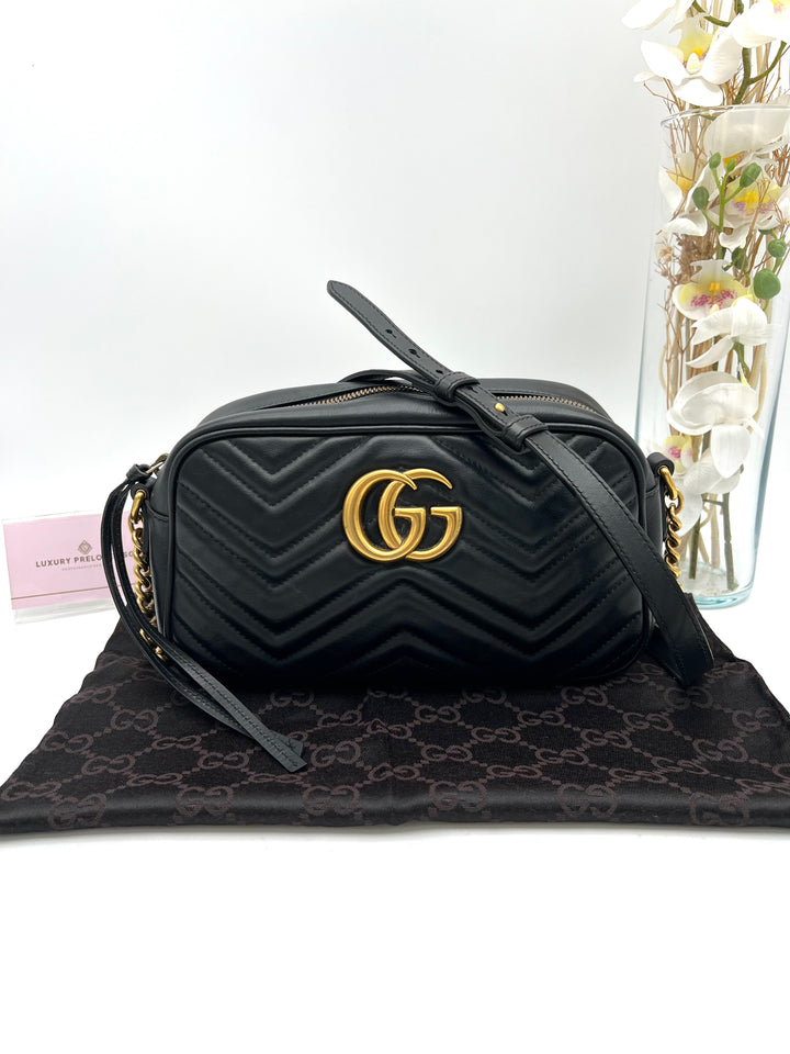 GUCCI MARMONT CAMERA QUILTED SMALL