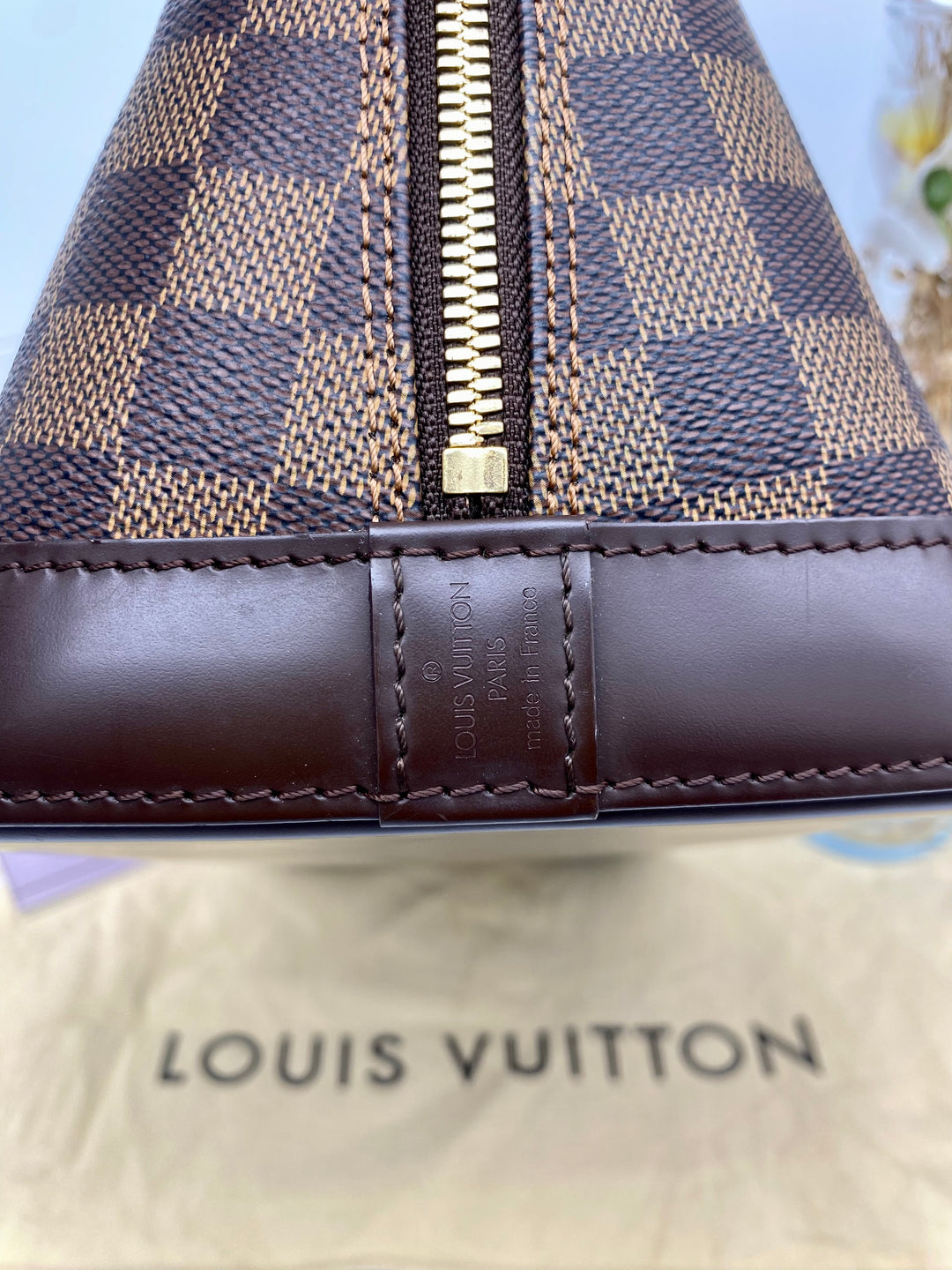 LOUIS VUITTON ALMA PM DAMIER EBENE