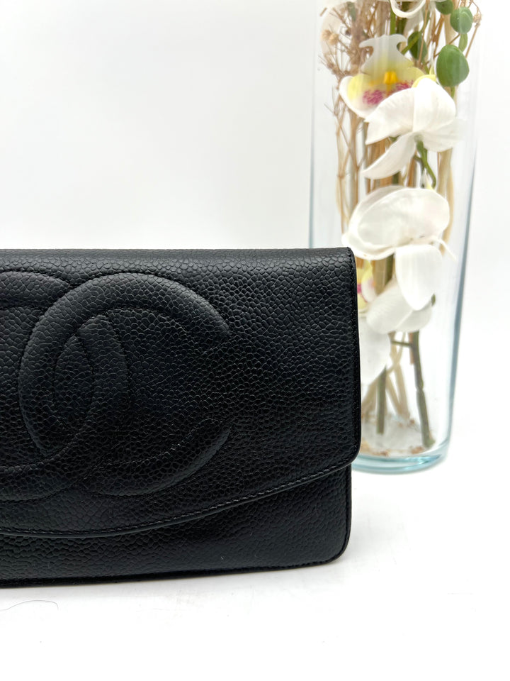 CHANEL LAMBSKIN TIMELESS CLUTCH