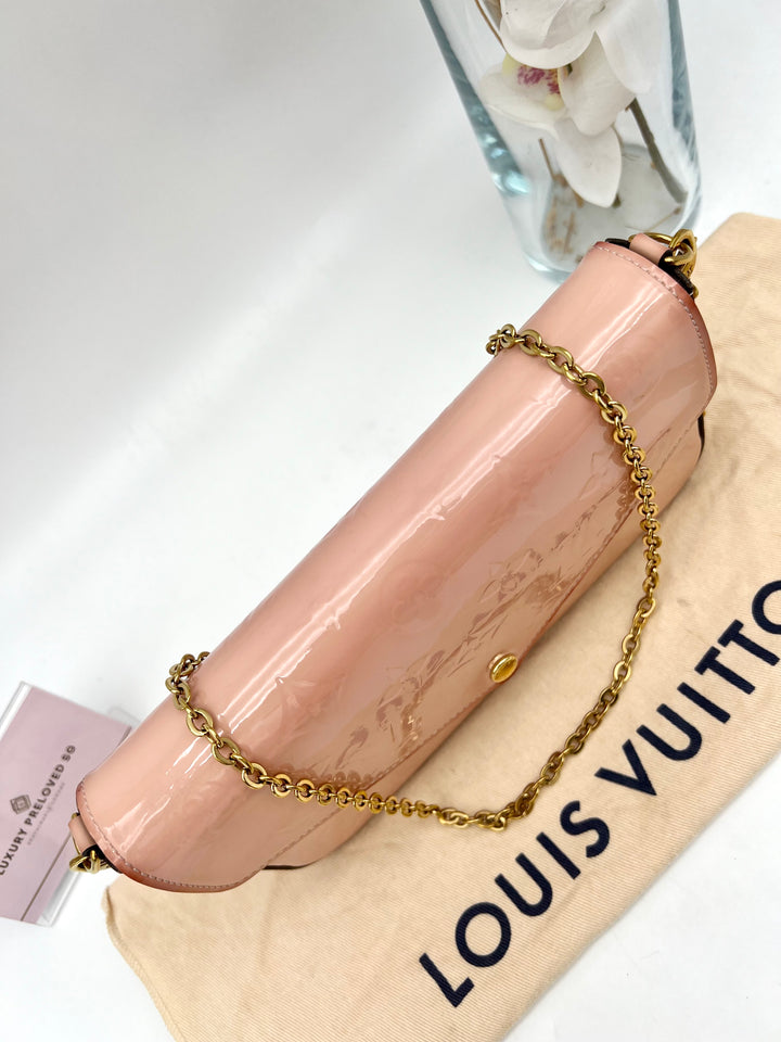 LOUIS VUITTON FELICIE IN PINK PATENT LEATHER