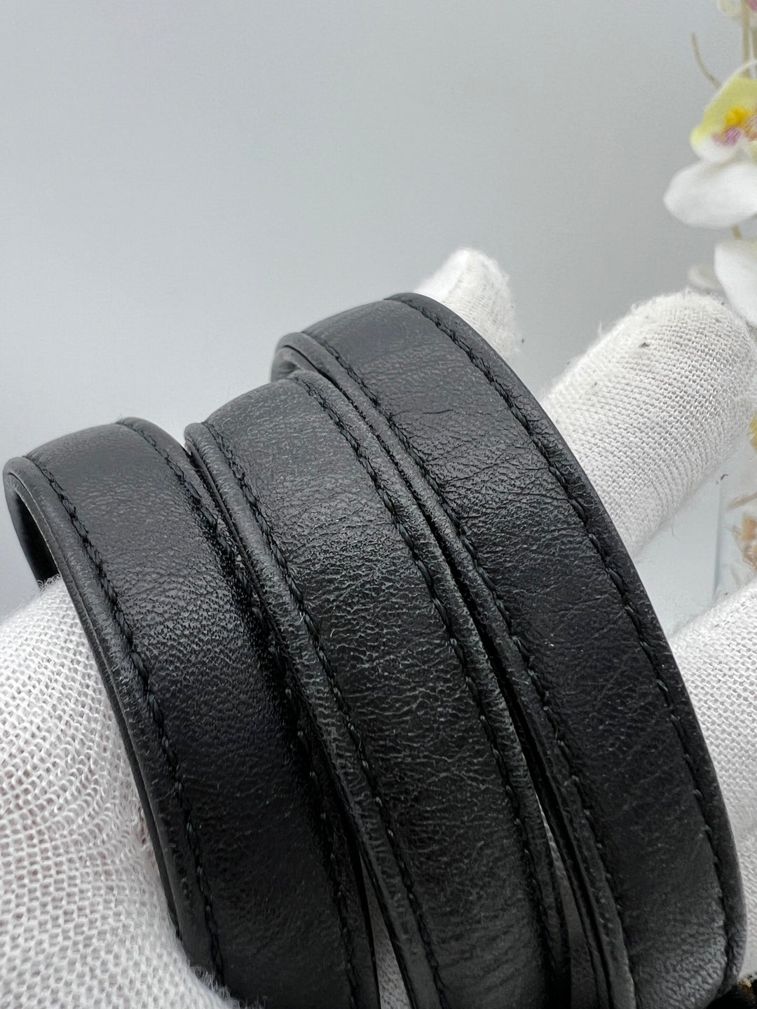 YVES SAINT QUILTED BUCKET SHOULDER BAG