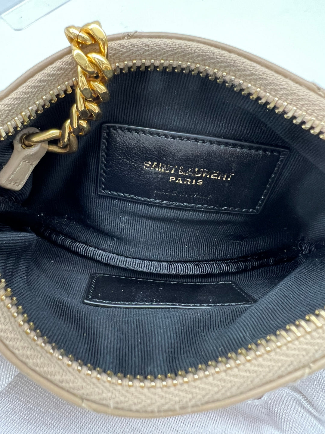 YVES SAINT LAURENT COIN POUCH CLESS