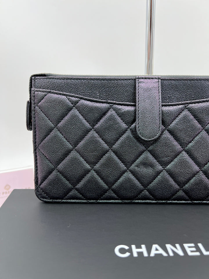 CHANEL CAVIAR CHAIN WRISTLET GHW