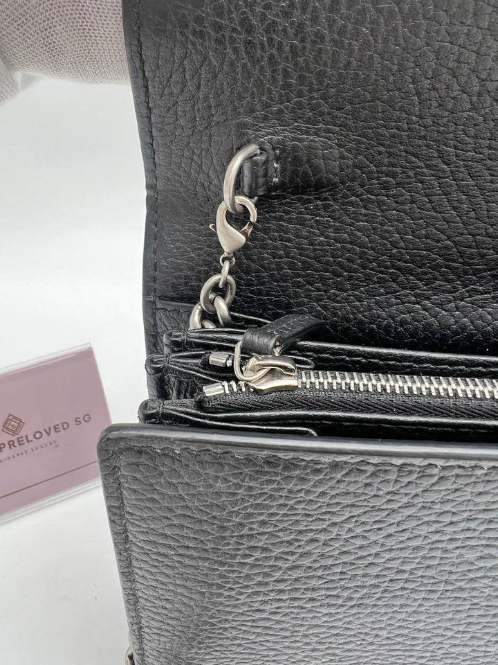 GUCCI DIONYSUS TEXTURED CALF SKIN CRYSTAL WOC