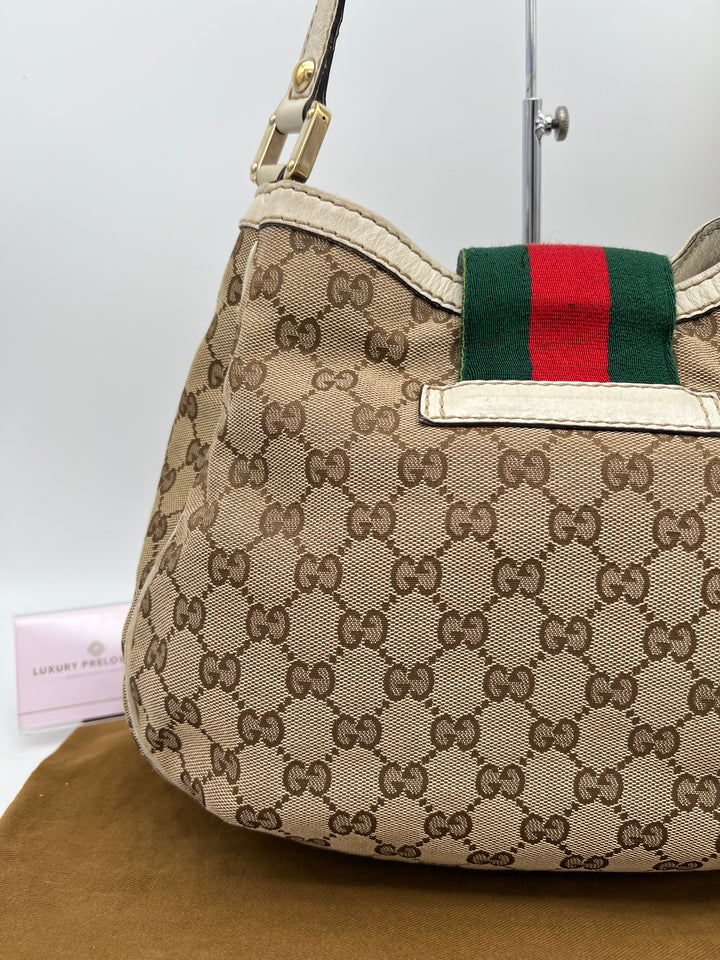 GUCCI CANVAS SMALL OPHIDIA SHOULDER BAG