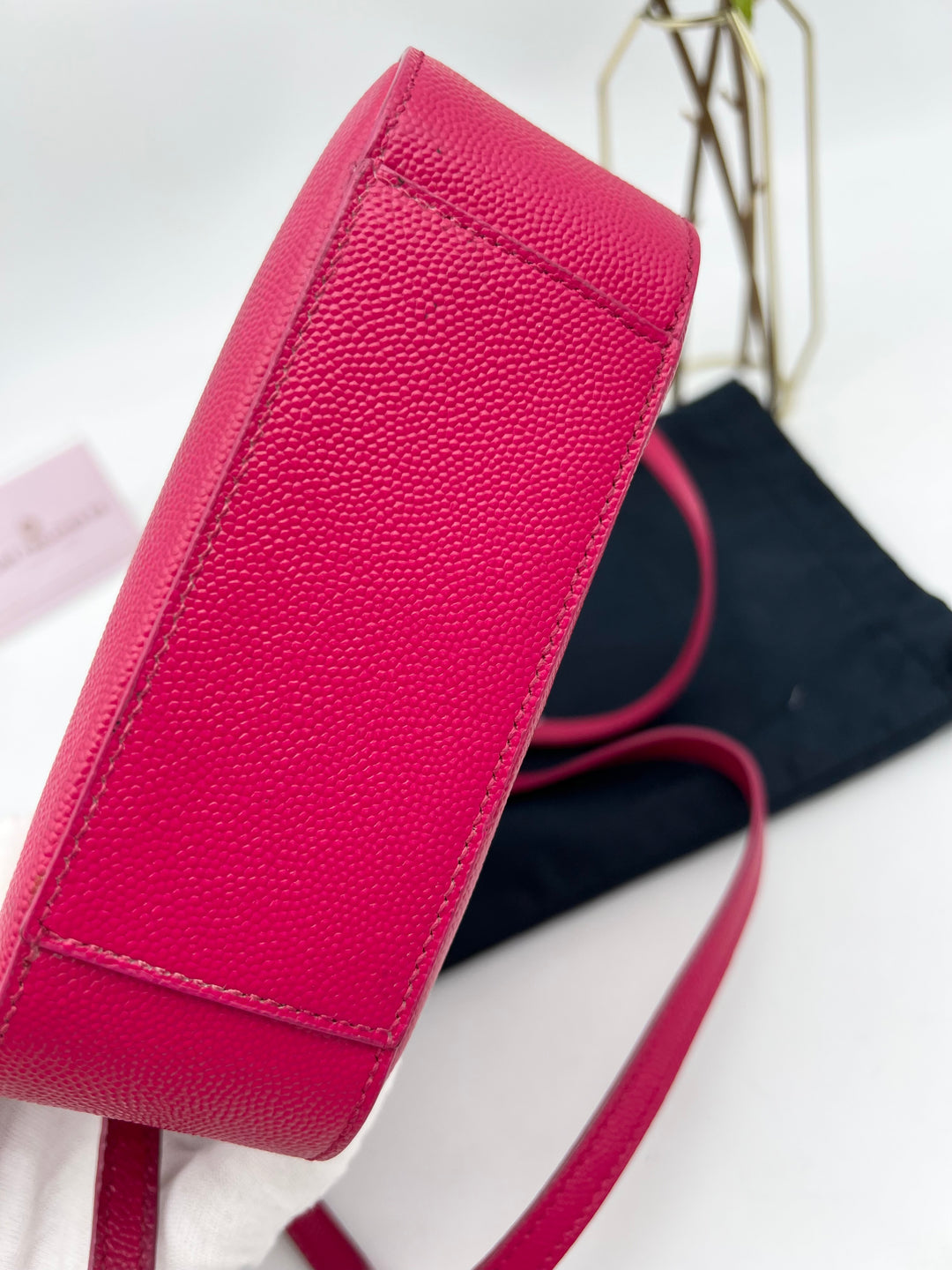 YVES SAINT LAURENT CLASSIC LOU MONOGRAM CAMERA BAG