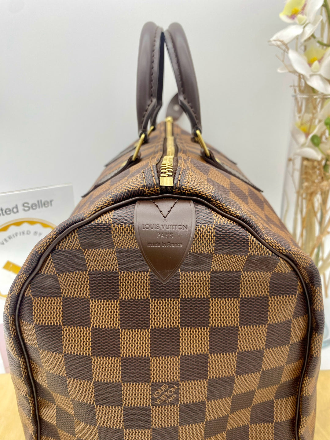 LOUIS VUITTON SPEEDY 35 DAMIER EBENE