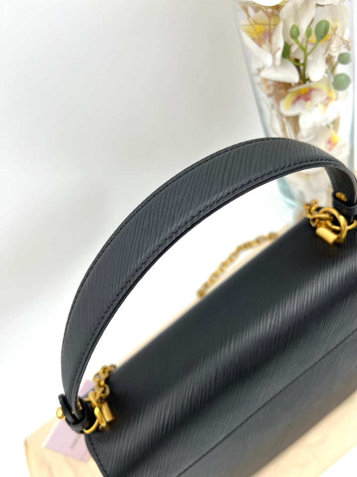 LOUIS VUITTON TWIST BLACK EPI GHW