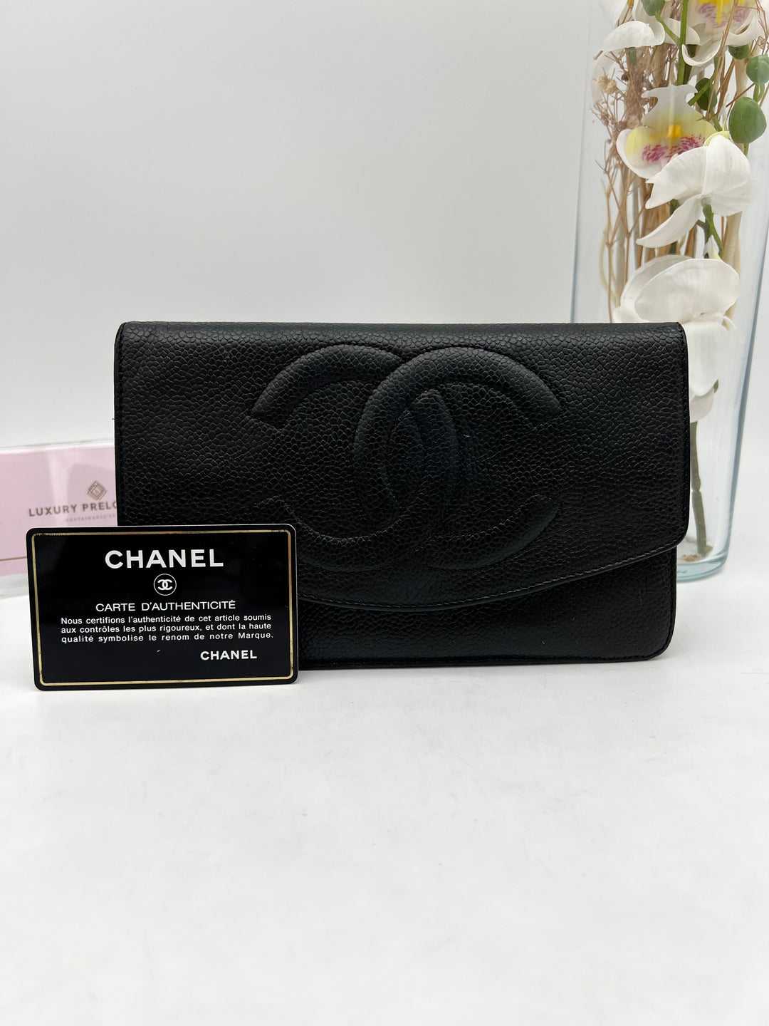 CHANEL LAMBSKIN TIMELESS CLUTCH