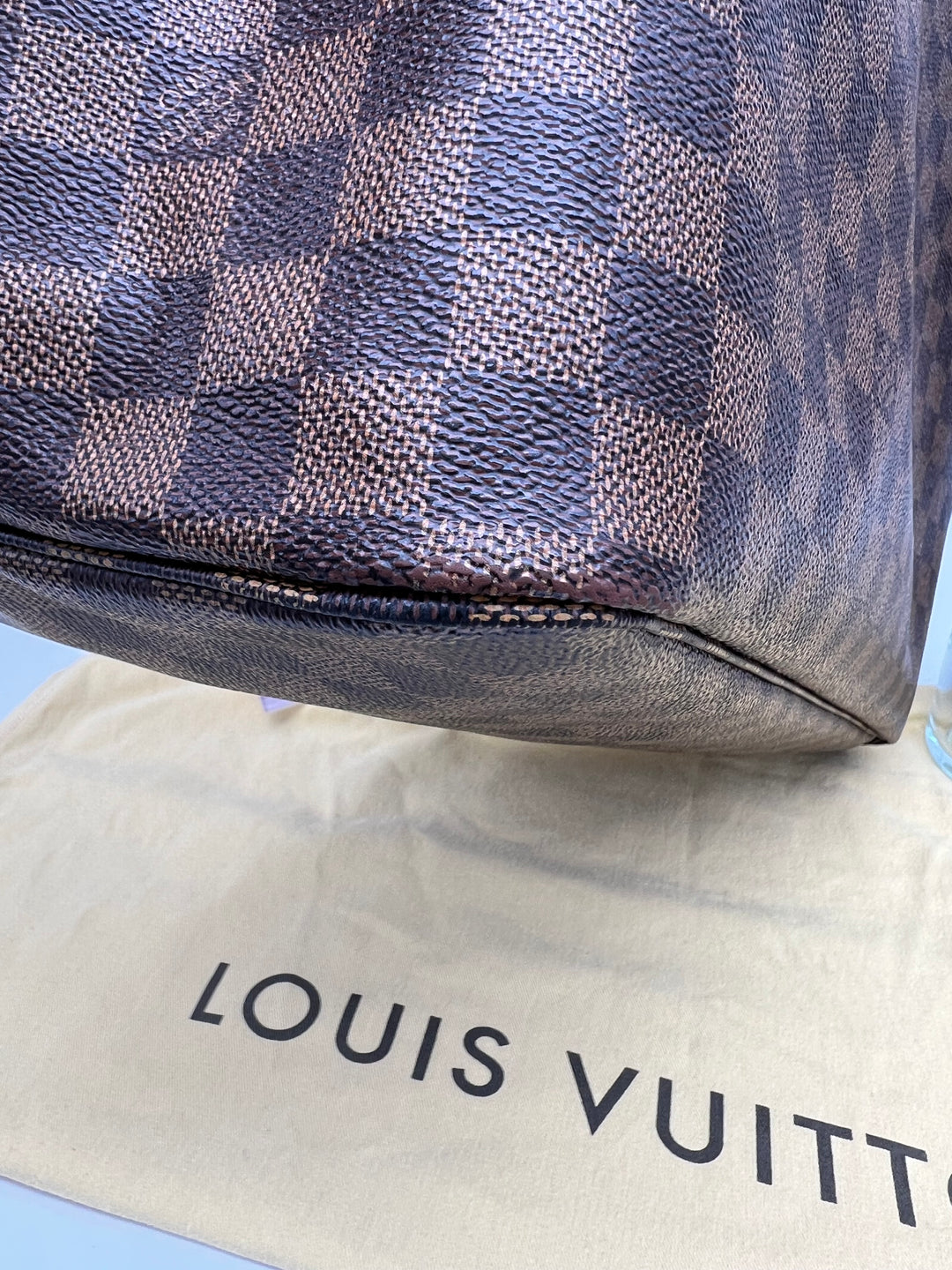 LOUIS VUITTON NEVERFULL GM DAMIER W/ POUCH