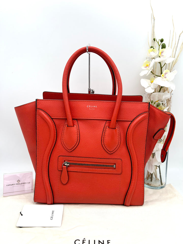 CELINE MICRO LUGGAGE TOTE BAG