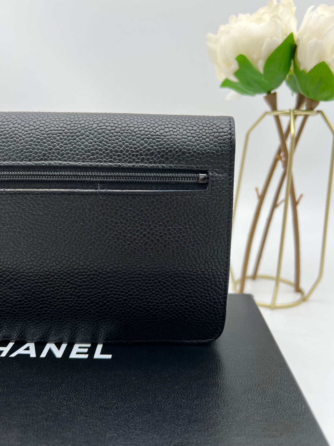 CHANEL CAVIAR TIMELESS CLUTCH