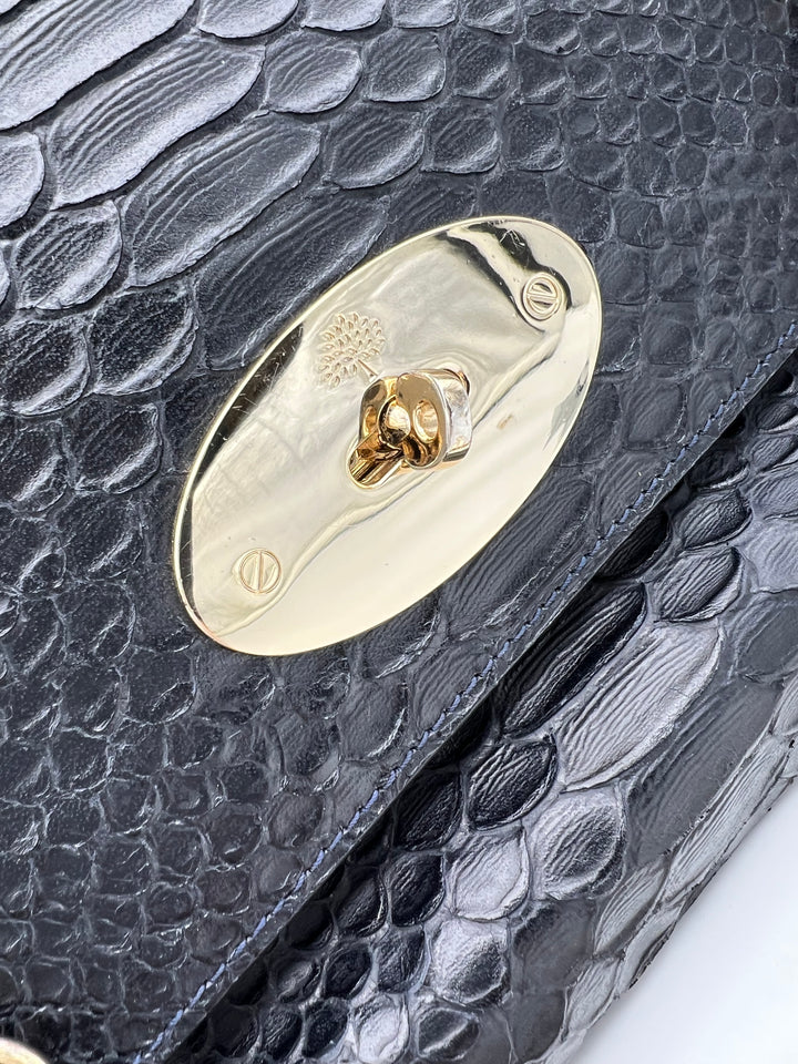 MULBERRY LILY PHYTHON CHAIN SHOULDER BAG