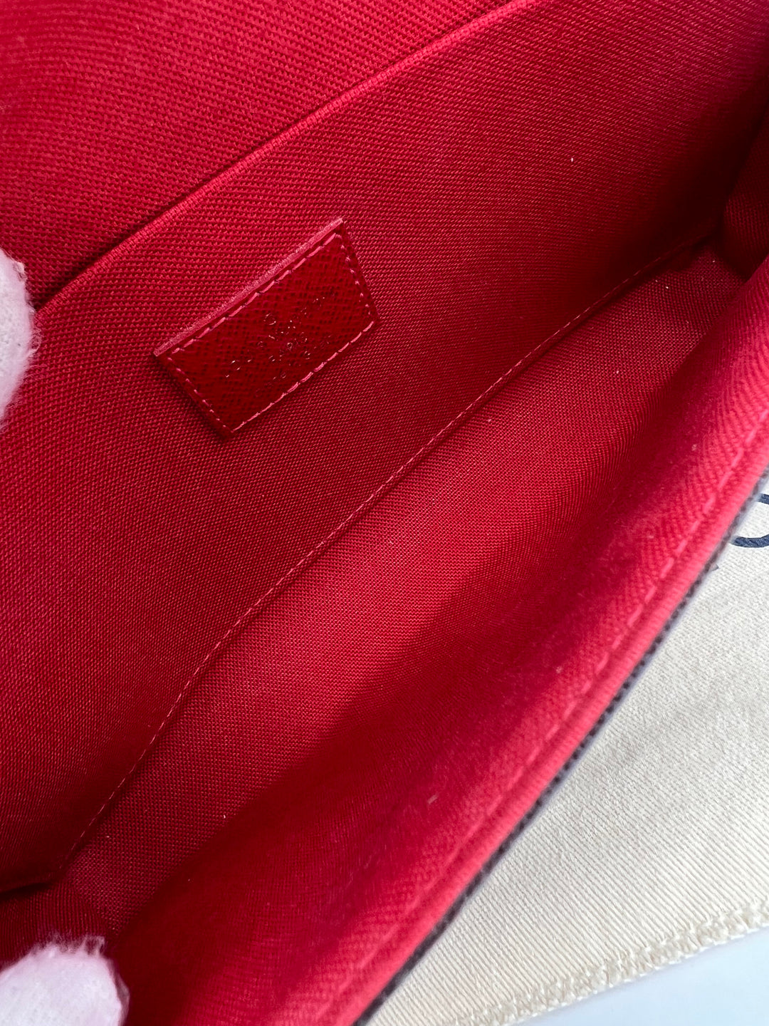 LOUIS VUITTON FELICIE DAMIER EBENE