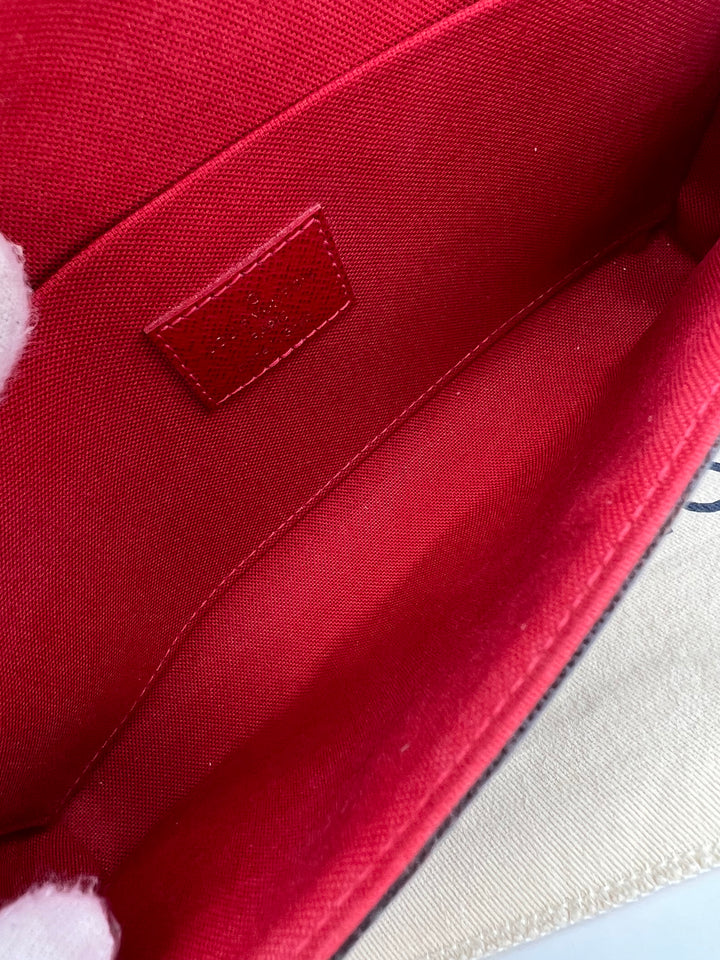 LOUIS VUITTON FELICIE DAMIER EBENE