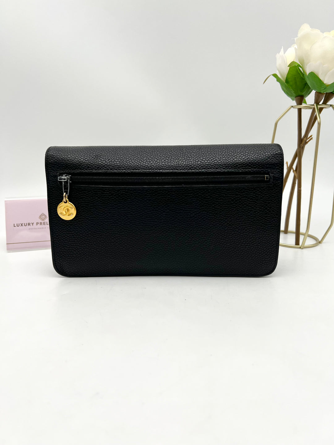 CHANEL CAVIAR TIMELESS CLUTCH