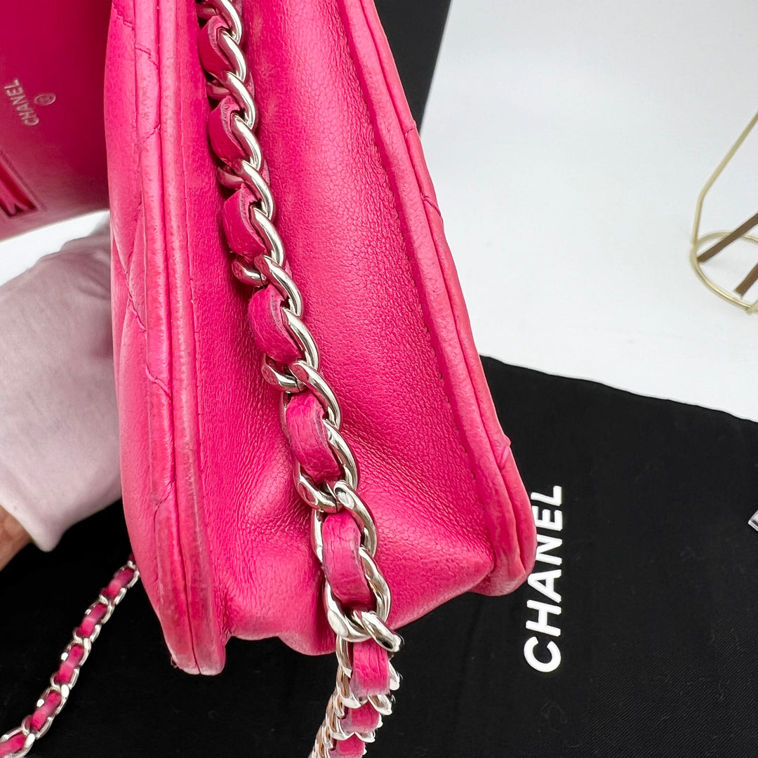 CHANEL WALLET ON CHAIN LAMBSKIN