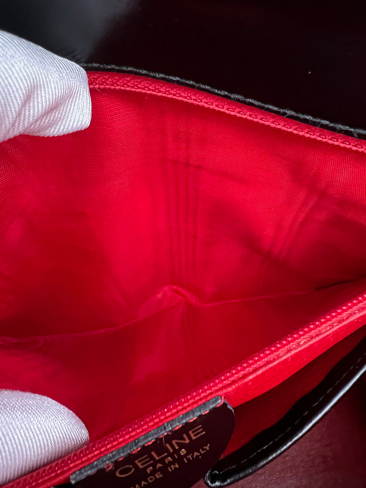 CELINE VINTAGE CALF LEATHER 2 WAY BAG