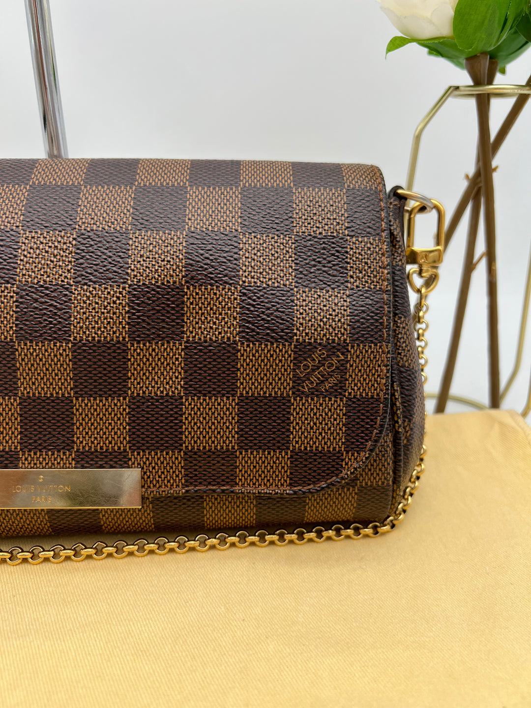 LOUIS VUITTON FAVOURITE PM DAMIER EBENE