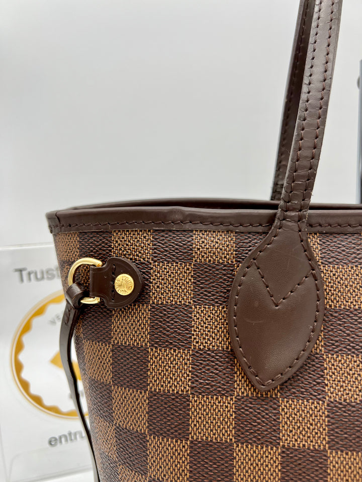 LOUIS VUITTON NEVERFULL PM DAMIER EBENE