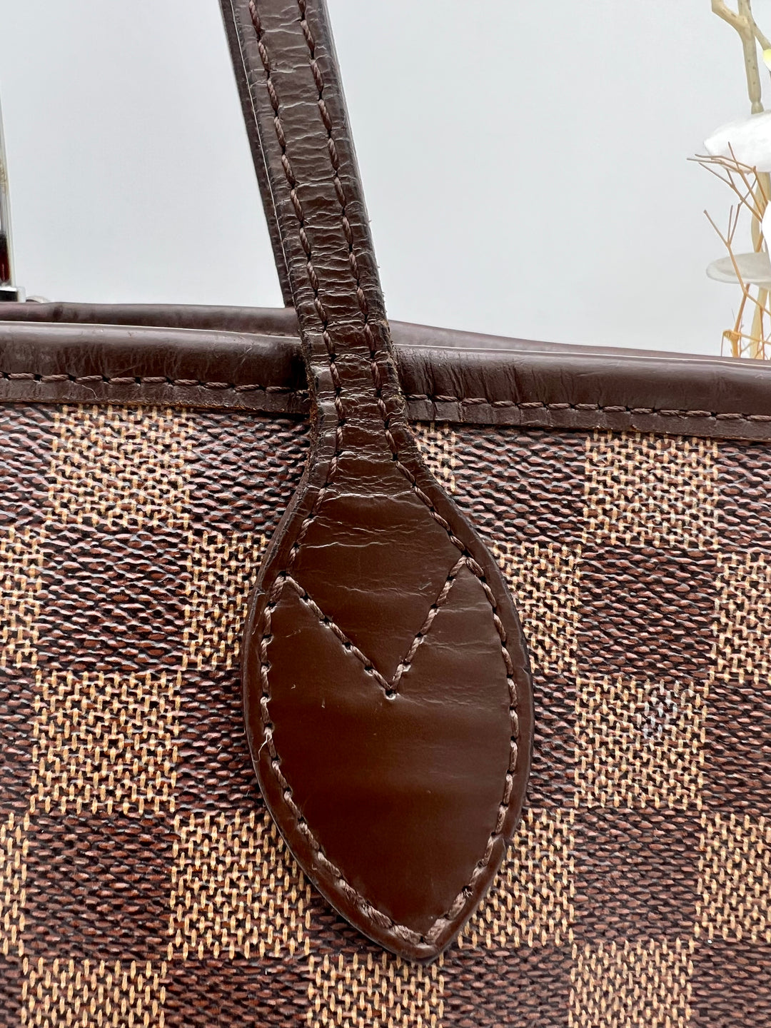 LOUIS VUITTON NEVERFULL MM DAMIER EBENE