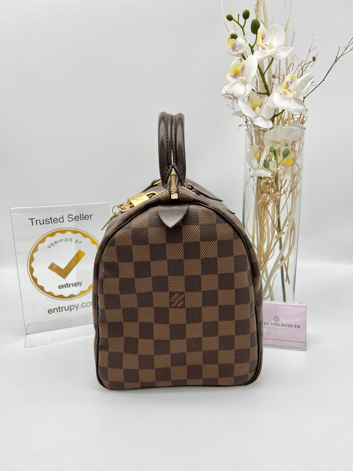 LOUIS VUITTON SPEEDY 30 DAMIER EBENE