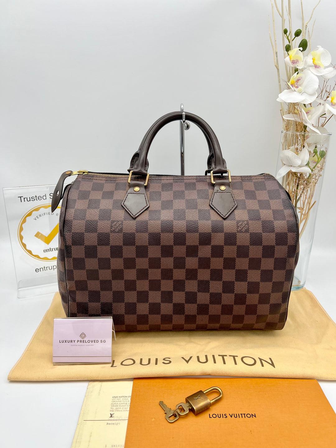 LOUIS VUITTON SPEEDY 30 DAMIER EBENE