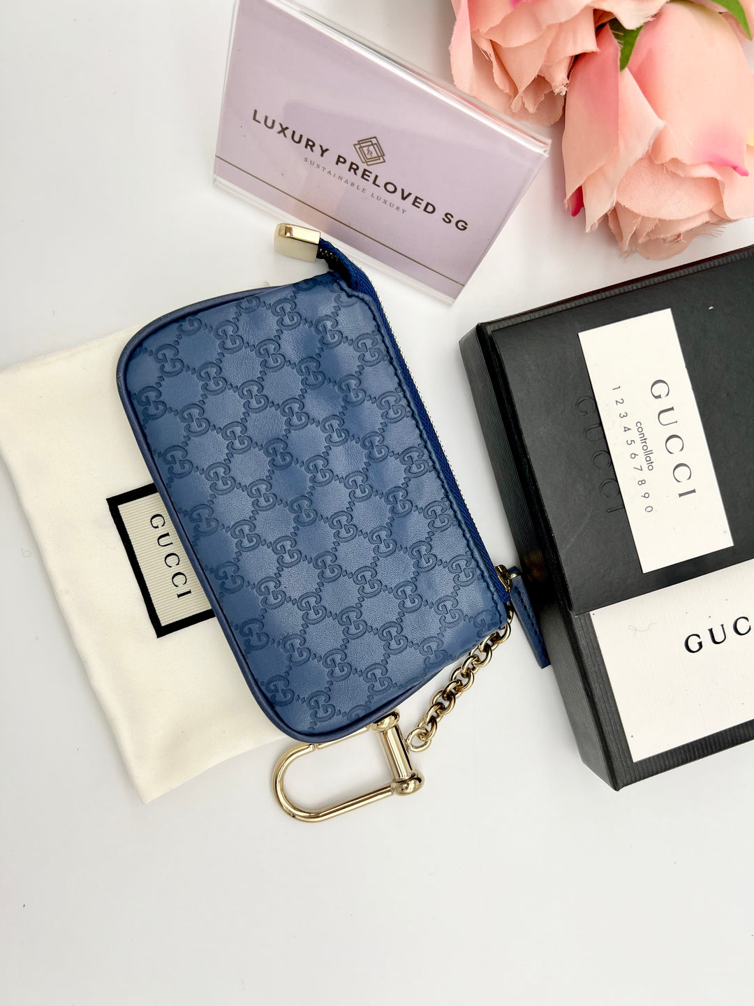 GUCCI MONOGRAM MICROSIMA CLESS