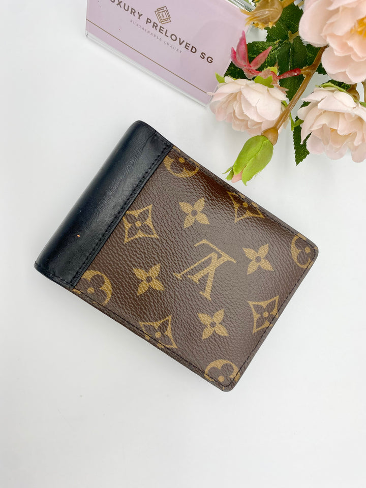 LOUIS VUITTON MONOGRAM MACASSAR BI FOLD WALLET