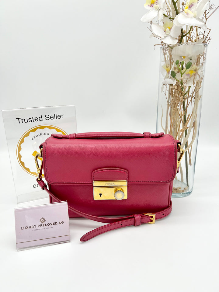 PRADA SAFFIANO SHOULDER BAG