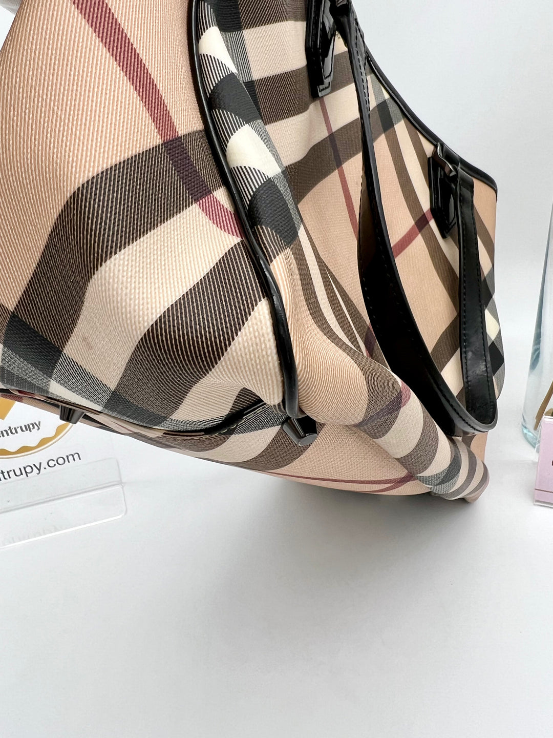 BURBERRY PVC TOTE BAG