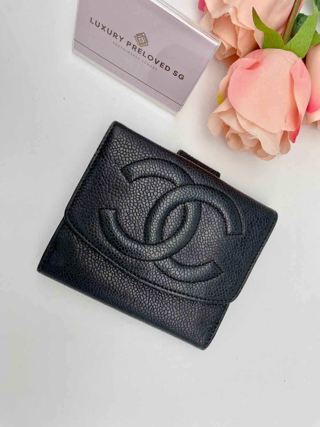 CHANEL CAVIAR TIMELESS WALLET