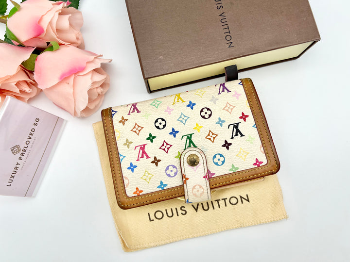 LOUIS VUITTON MULTI COLOUR KISSLOCK WALLET MONOGRAM