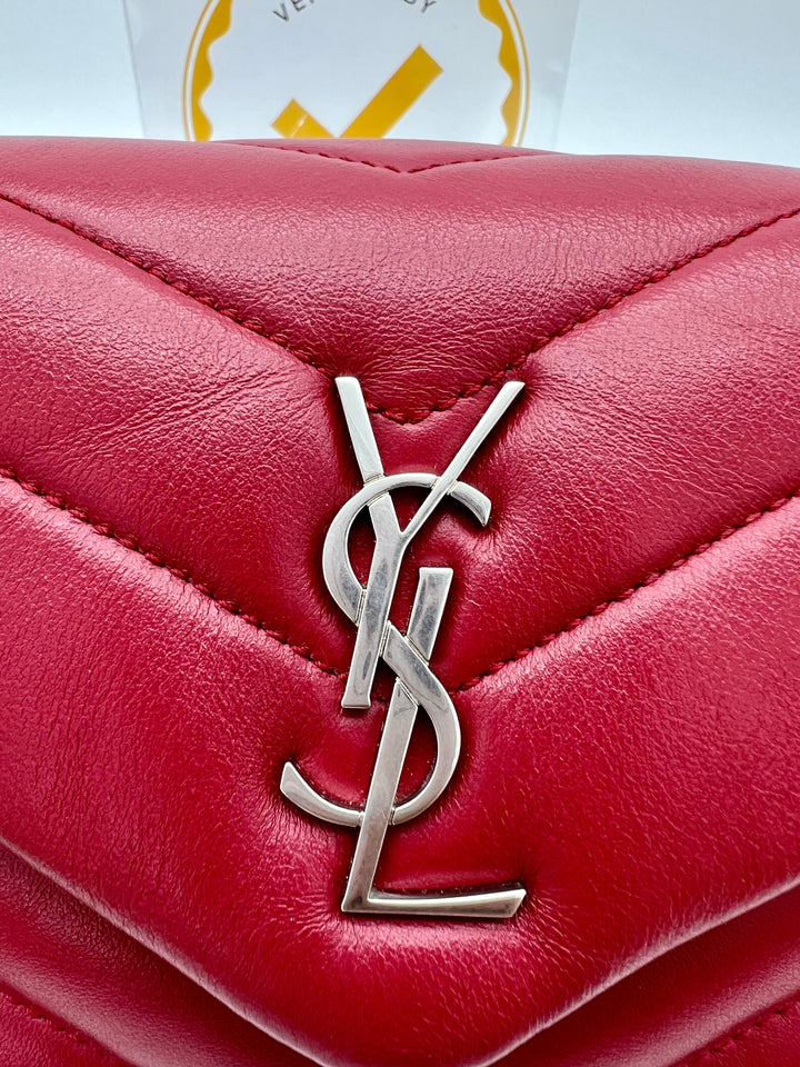 YVES SAINT LAURENT LOULOU CALFSKIN QUILTED MONOGRAM