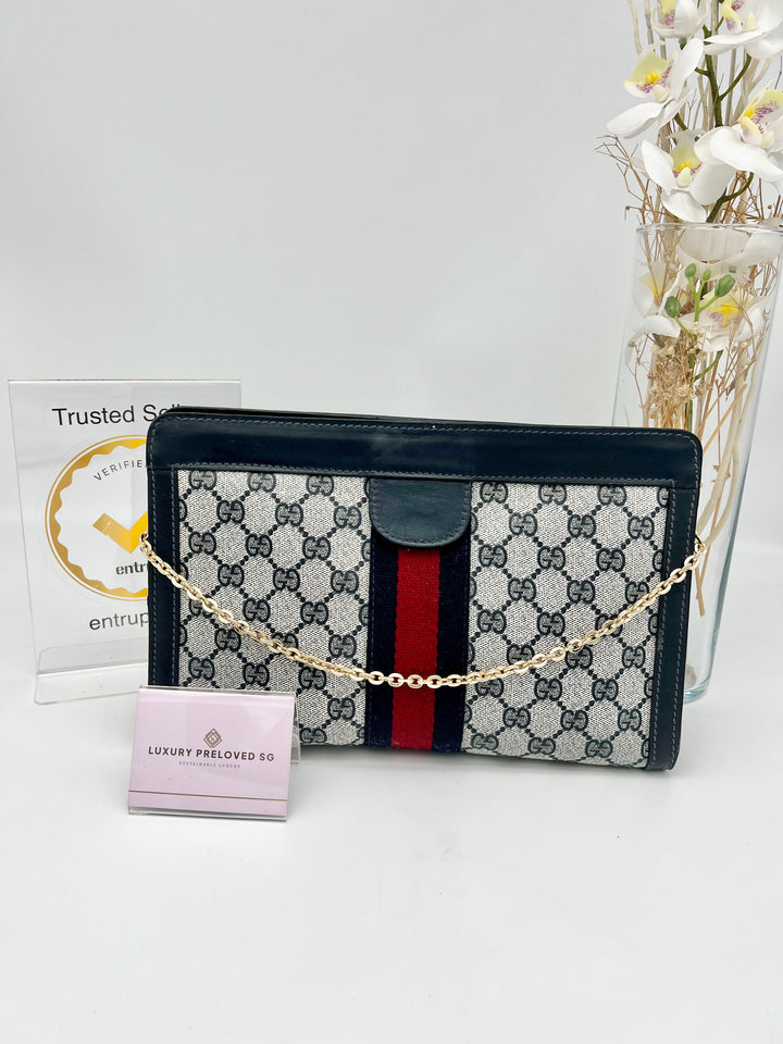 GUCCI OPHIDIA SHERRYLINE CLUTCH