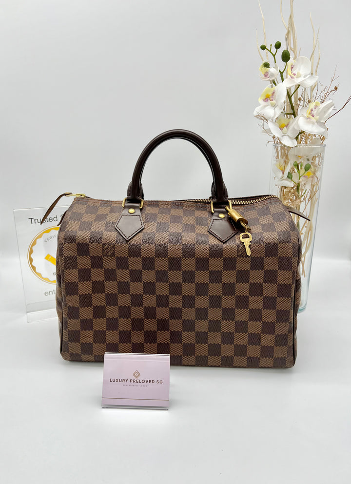 LOUIS VUITTON SPEEDY 30 DAMIER EBENE