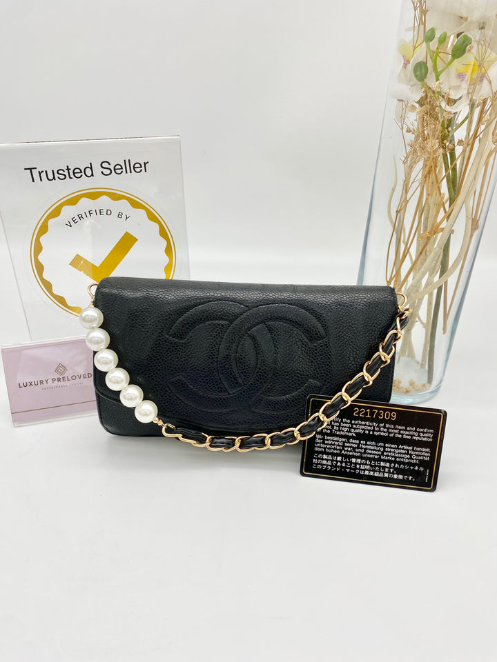 CHANEL CAVIAR TIMELESS CLUTCH ( no holo )