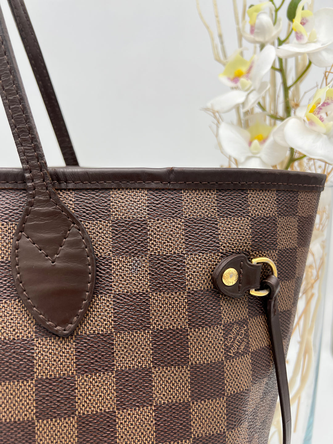 LOUIS VUITTON NEVERFULL MM DAMIER EBENE