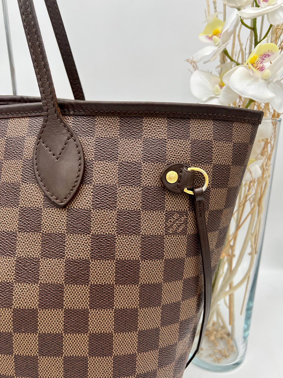 LOUIS VUITTON NEVERFULL MM DAMIER EBENE