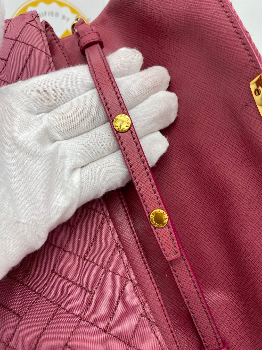 PRADA NYLON CHAIN BAG