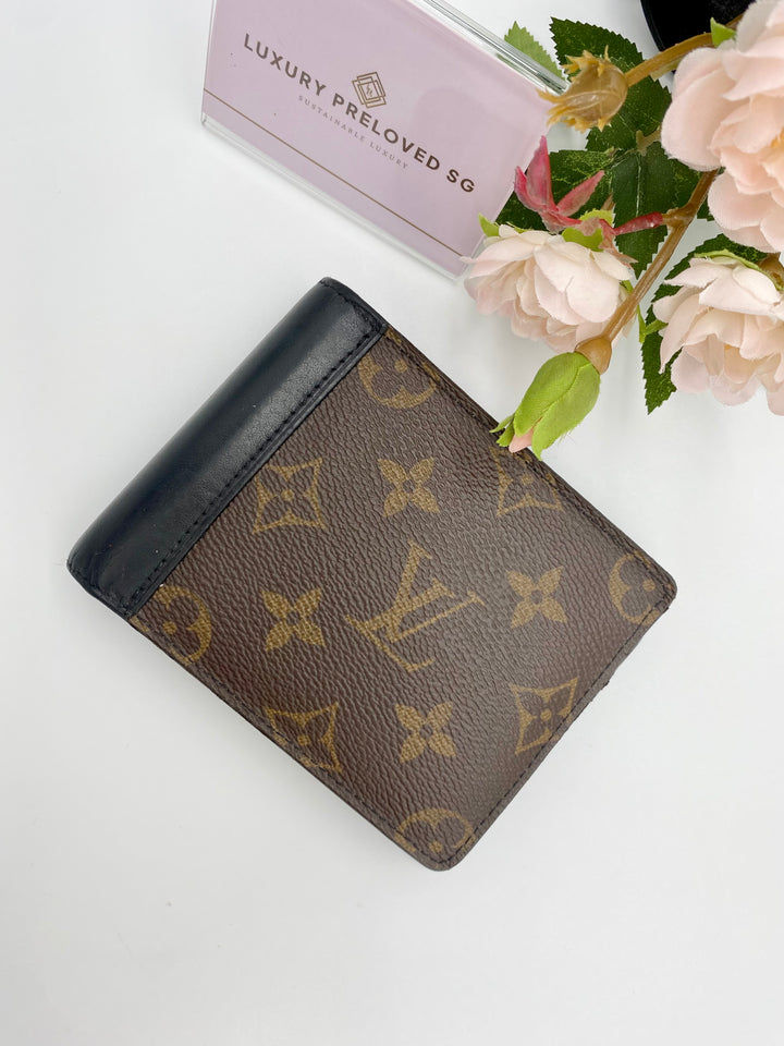 LOUIS VUITTON MONOGRAM MACASSAR BI FOLD WALLET