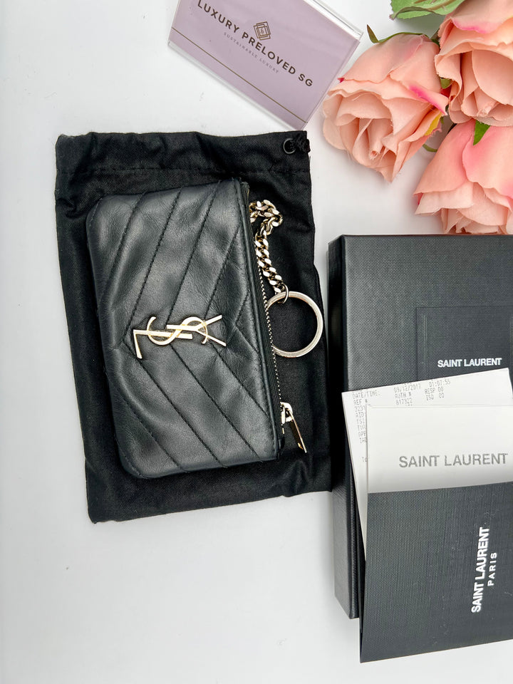 YVES SAINT LAURENT COIN POUCH CLESS