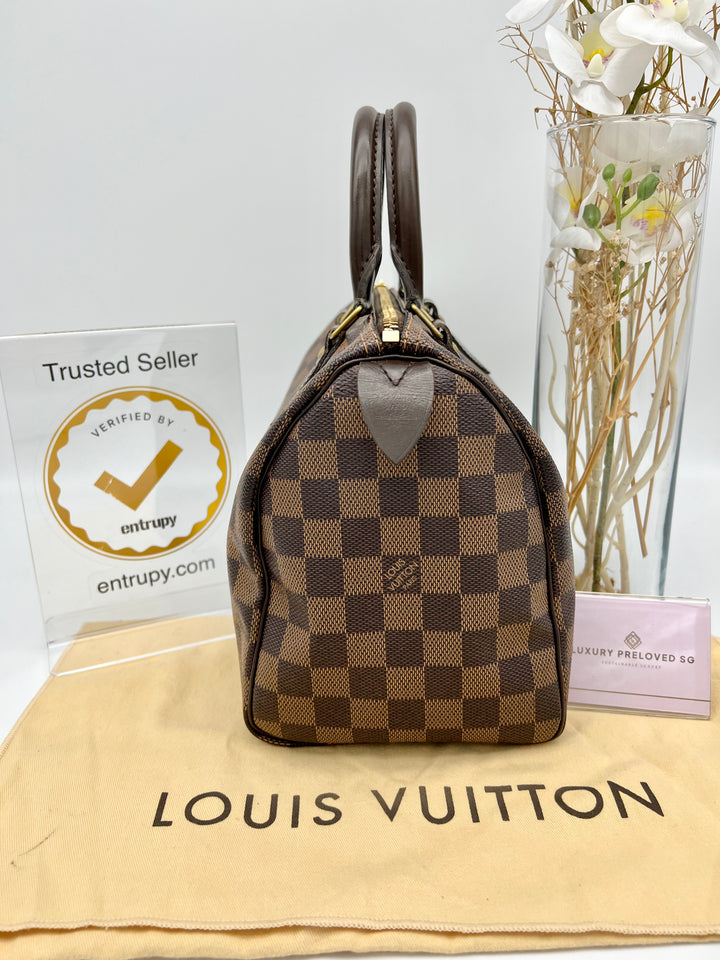 LOUIS VUITTON SPEEDY 25 DAMIER EBENE