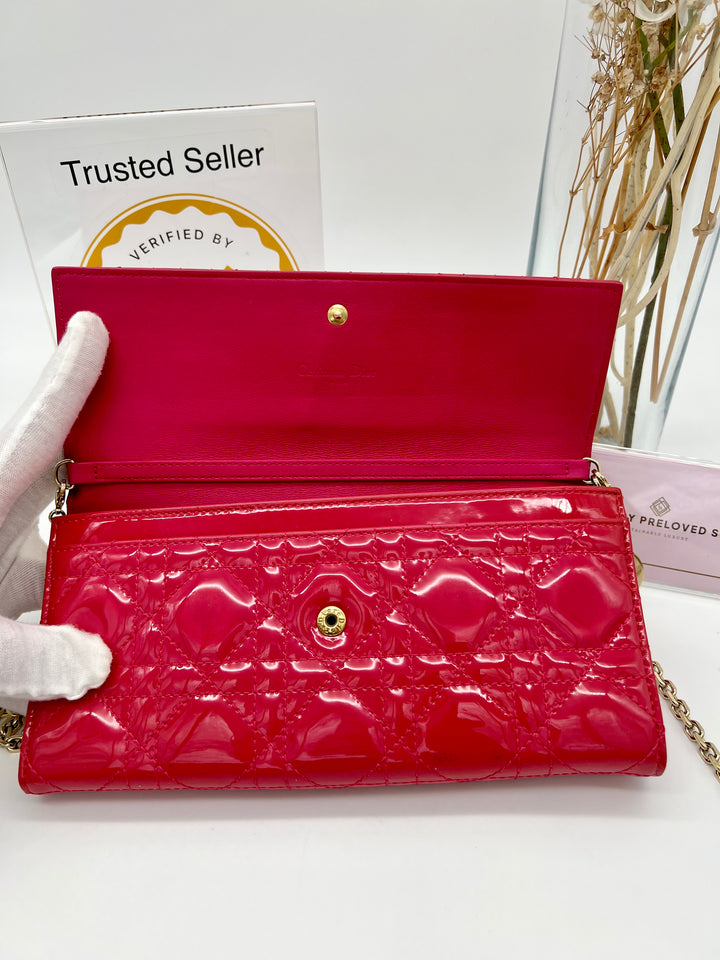 CHRISTIAN DIOR WALLET ON CHAIN