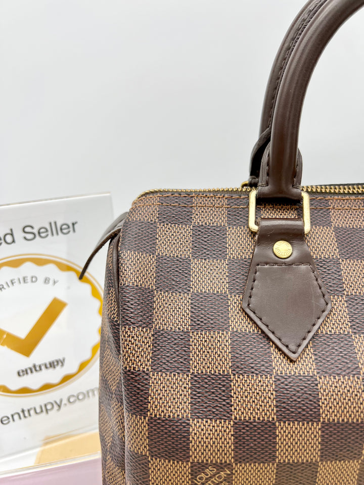 LOUIS VUITTON SPEEDY 25 DAMIER EBENE