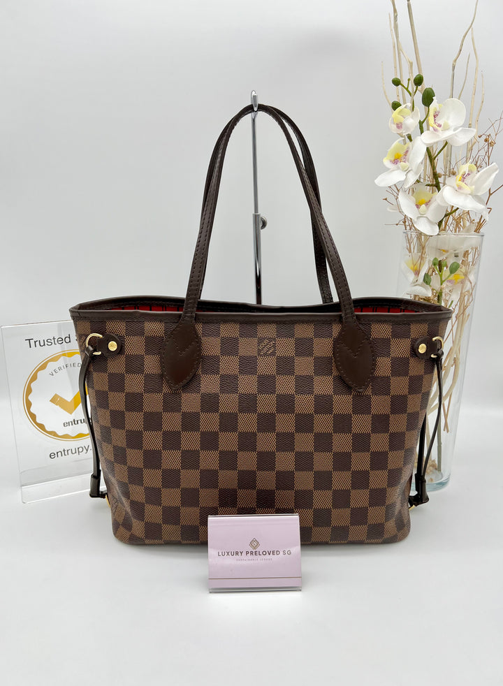 LOUIS VUITTON NEVERFULL PM DAMIER EBENE